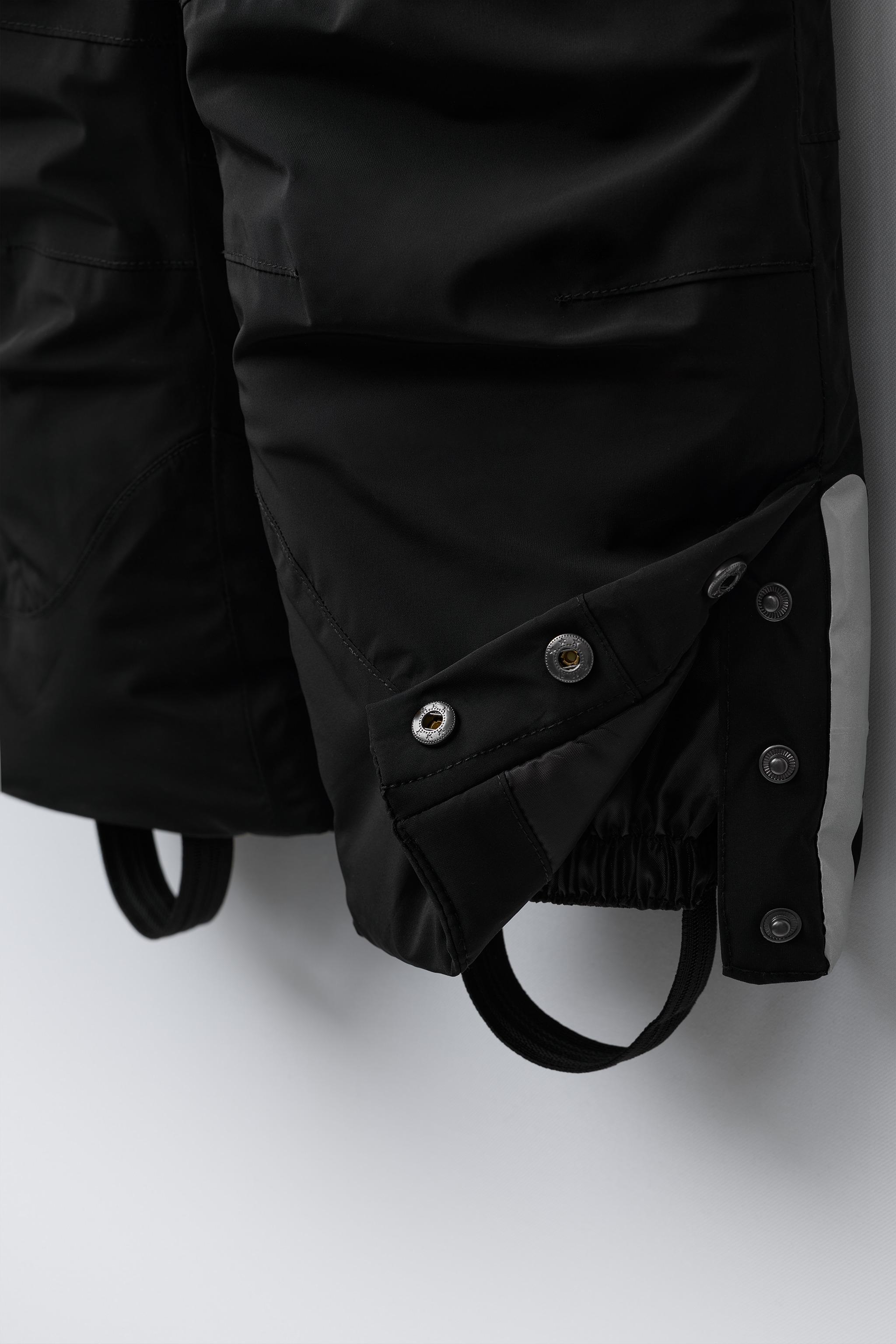 SALOPETTE LONGUE IMPERMÉABLE ET COUPE-VENT POCHES SYSTÈME RECCO® COLLECTION SKI